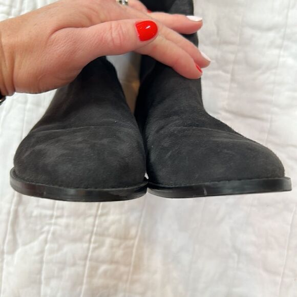Stuart Weitzman Reddy 5050 Suede Over-The-Knee Boots, Black size 6.5 women EUC - Picture 5 of 8